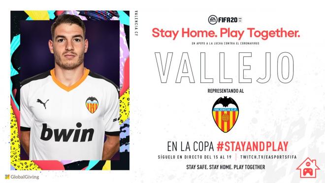Manu Vallejo será el representante del Valencia en el torneo. (Foto: Lázaro de la Peña / VCF)