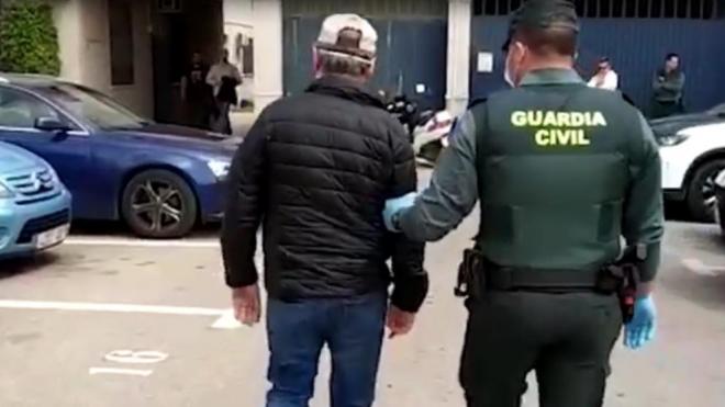 El desterrado el día de su detención en Torrevieja
