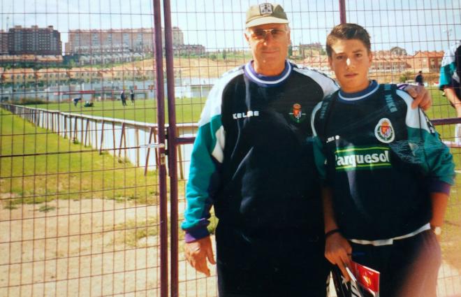 Julio Velázquez, junto a Vicente Cantatore en los Anexos al Estadio José Zorrilla (Foto: The Coachs Voice)