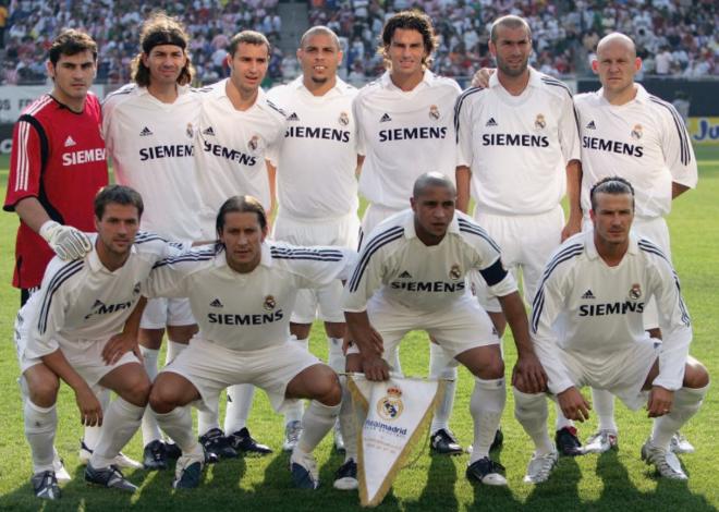 Alineación del Real Madrid en la temporada 2005/06.