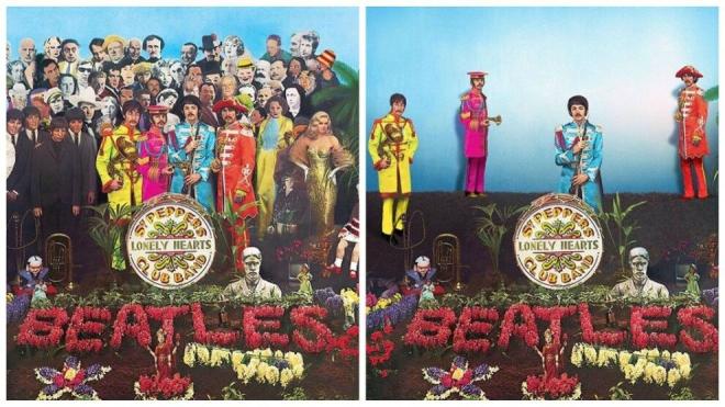 La portada del Sgt Pepper.