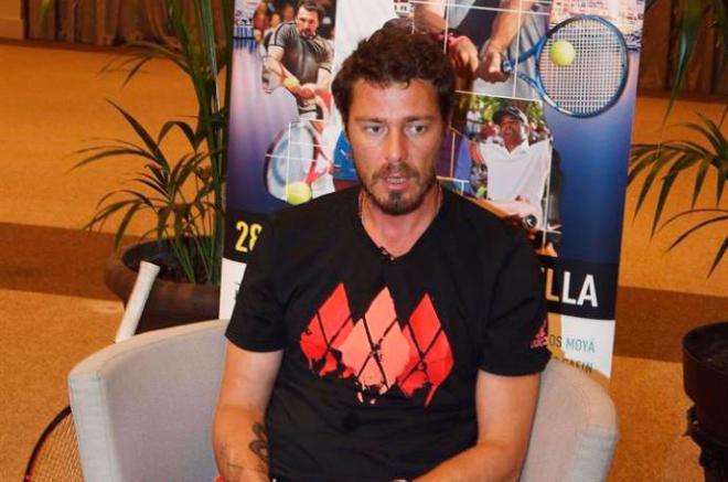 Marat Safin, durante la presentación de los jugadores que competirán en la tercera edición del t