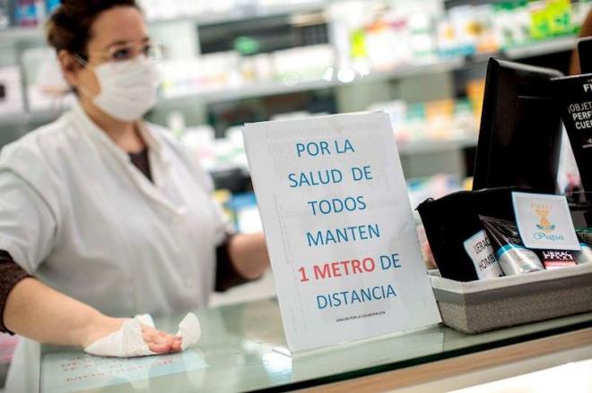 Farmacias en Valencia durante el estado de alarma por coronavirus (Foto: EFE)