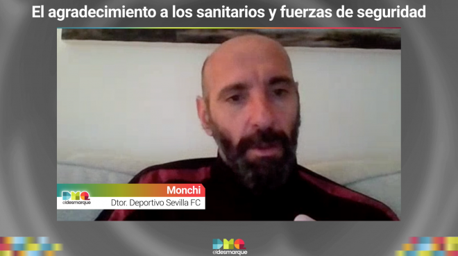 Monchi, durante la entrevista con ElDesmarque.