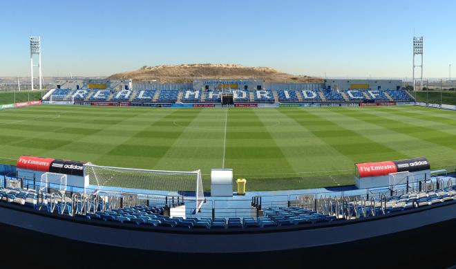 Estadio Alfredo Di Stéfano, en la Ciudad Deportiva Real Madrid, acogerá el próximo partido del Deportivo