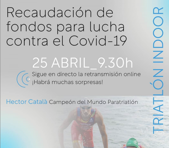 Héctor Catalá y su triatlón indoor contra el coronavirus