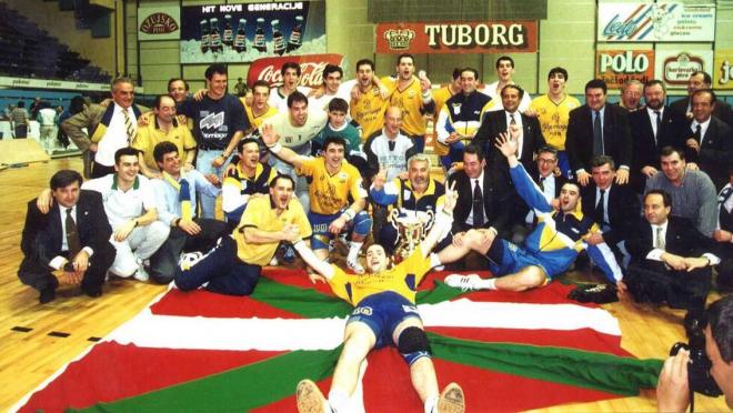 El 22 de abril de 1995 el Bidasoa se proclamó campeón de Europa.