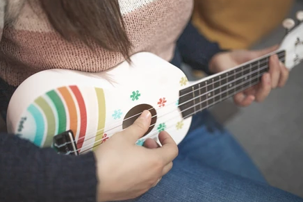 El diseño del Ukelele es de Claudia, una enfermera de Basurto (Foto: Groovers).