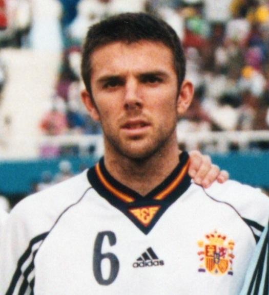 Carlos Marchena, durante el Mundial sub 20 de 1999.