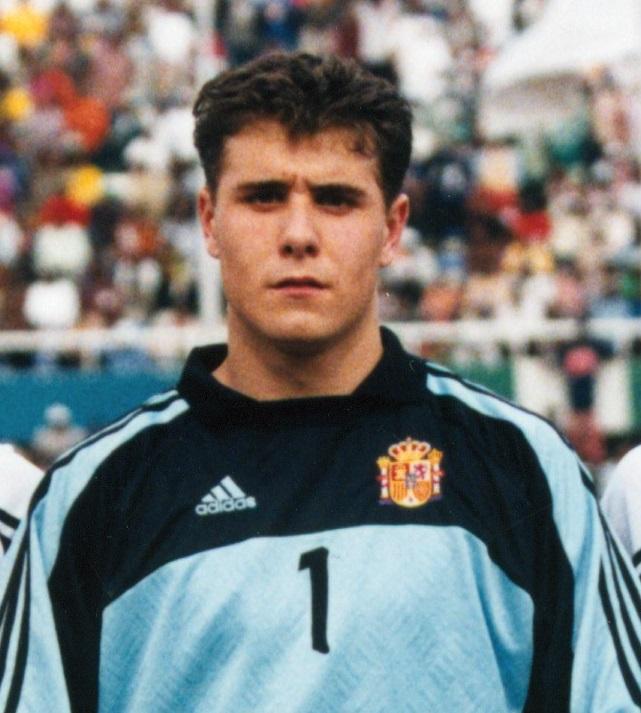 Dani Aranzubía, durante el Mundial sub 20 de 1999.