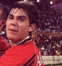 David Aganzo, durante el Mundial sub 20 de 1999 en el que España se proclamó campeona del mundo.