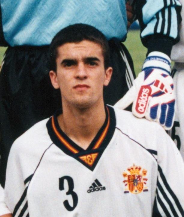 David Bermudo, durante el Mundial sub 20 de 1999.