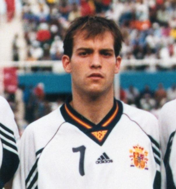 Gabri, durante el Mundial sub 20 de 1999.