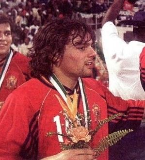 Lombardero, durante el Mundial sub 20 de 1999.
