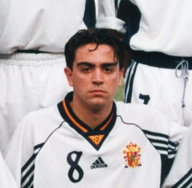 Xavi Hernández, durante el Mundial sub 20 de 1999.