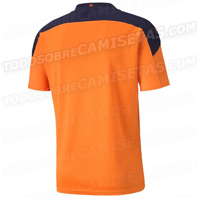 Camiseta visitante del Valencia CF para la temporada 2020-2021 (Foto: TodoSobreCamisetas).