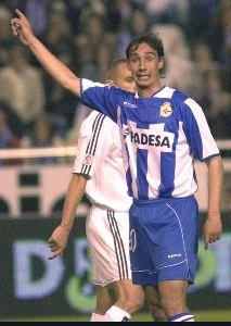 Pablo Amo durante su etapa en el Deportivo.