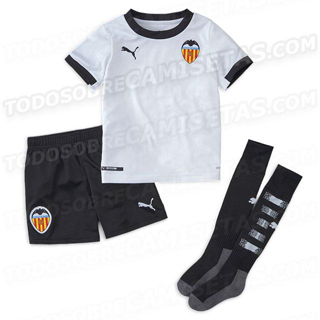 Primera camiseta del Valencia CF para la temporada 2020-2021 (Foto: TodoSobreCamisetas).