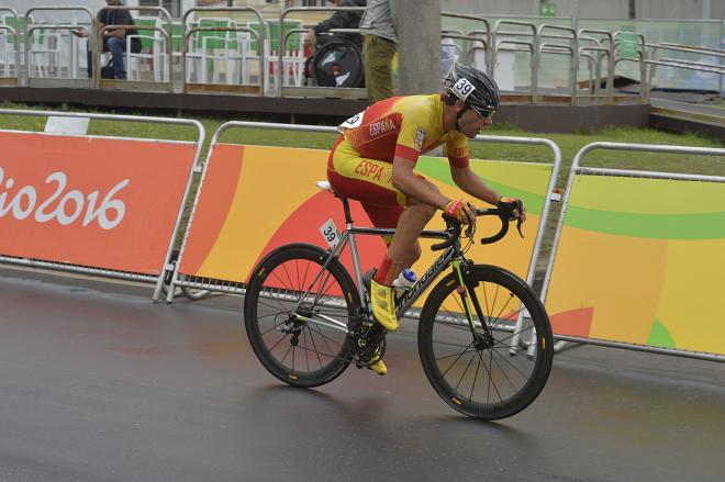 Eduardo Santas, en los Juegos Olímpicos de Rio de Janeiro (Foto: paralímpicos.es)