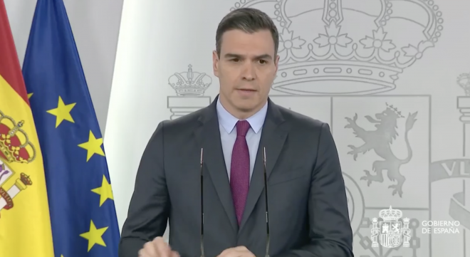 Pedro Sánchez ha anunciado en la rueda de prensa que pedirá otra prórroga del estado de alarma.