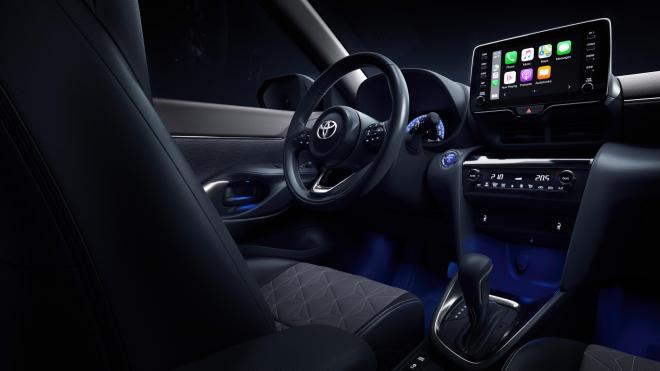 El interior del nuevo Toyota Yaris Cross.