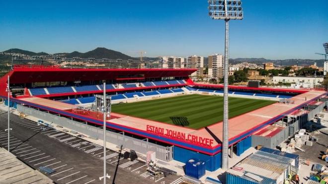 El Estadi Johan Cruyff, situado en la Ciudad Deportiva del Barcelona.