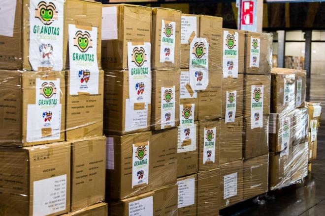 Tercer cargamento que entrega el Levante a las autoridades sanitarias.