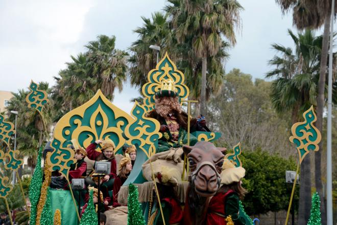 ¡Cabalgata de los Reyes Magos en Cádiz.