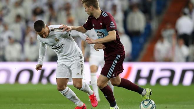 Bradaric en el Bernabéu (Foto: Ángel Martínez)