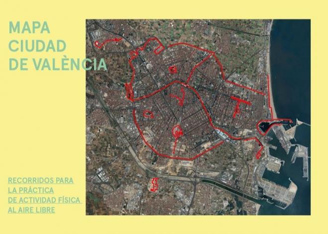 Recorrido y mapas en Valencia