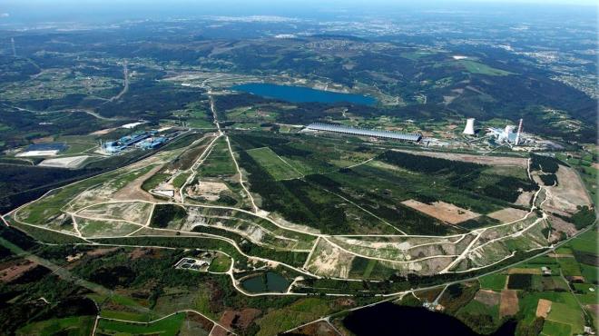 Vista aérea del Concello de Cerceda (Foto: Diputación da Coruña)