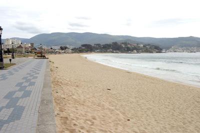 Paseo de Samil en Vigo.