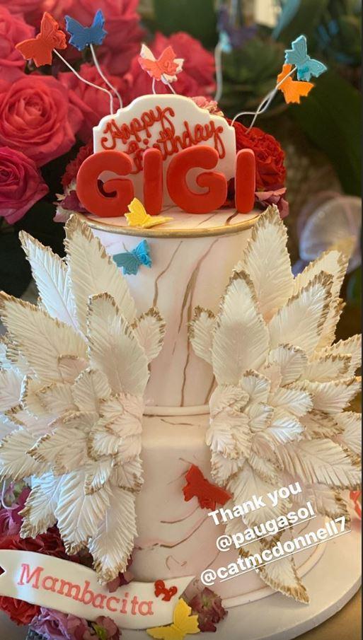 La tarta de cumpleaños de Pau Gasol a Gigi Bryant.
