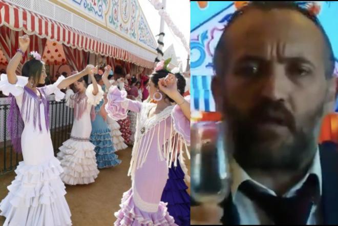 El cuartetero Ángel Gago rinde un homenaje a los sevillanos y a su Feria (Foto: @gagodecadi).