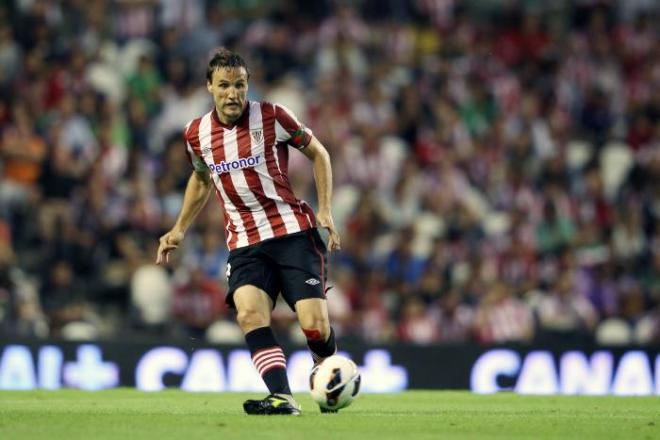 Carlos Gurpegui, durante su etapa como jugador del Athletic (Foto: ATH).