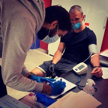 Kike García se somete al test de coronavirus (Foto: SD Eibar).