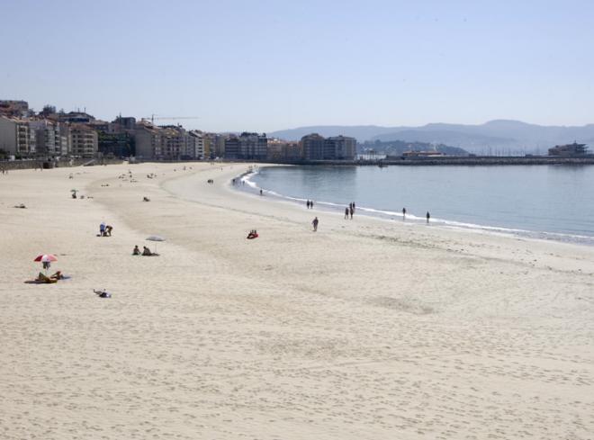 Playa de Silgar en Sanxenxo, Pontevedra (Foto: Turismo de Galicia).