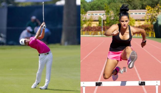 El golf y el atletismo, deportes permitidos en la fase 1 de la desescalada (Fotos: EFE).
