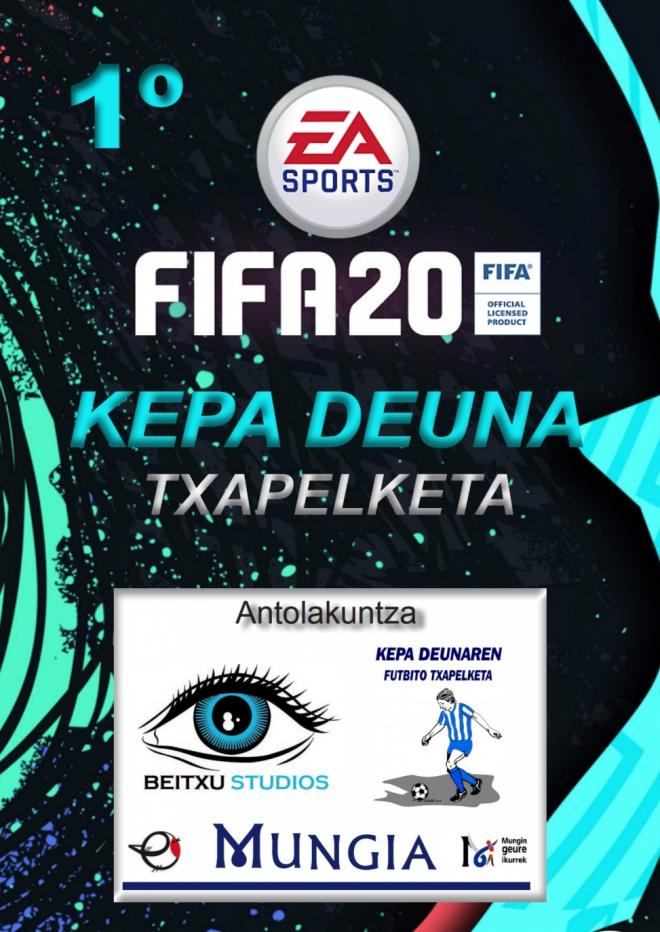 El “FIFA 20 Kepa Deuna Txapelketa” se celebrará en Mungia.