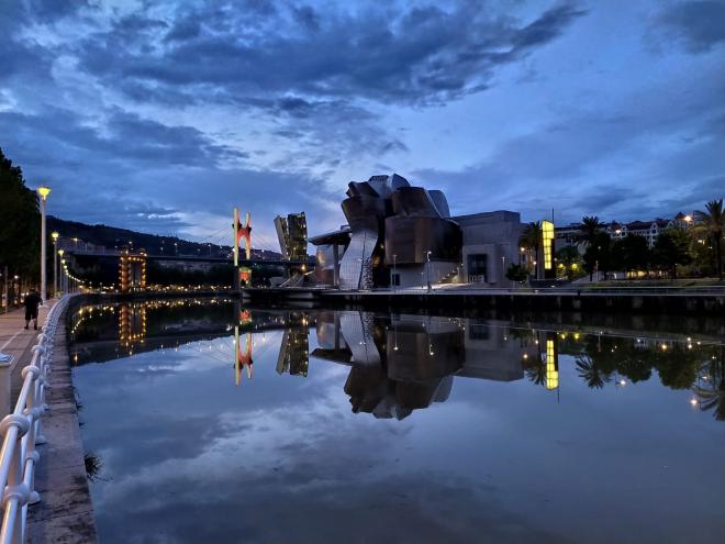 El Museo Guggenheim de Bilbao.