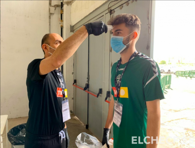 Imagen de la vuelta al trabajo del Elche (Foto: Elche CF).