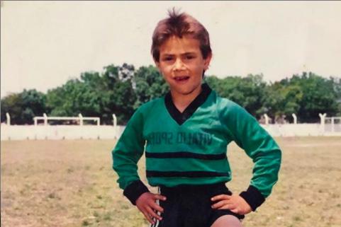 Leo Ponzio en su infancia