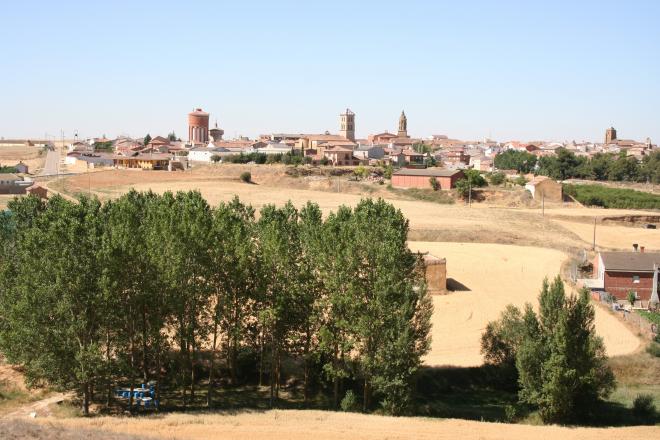 Vista general de Mayorga de Campos, en Valladolid.