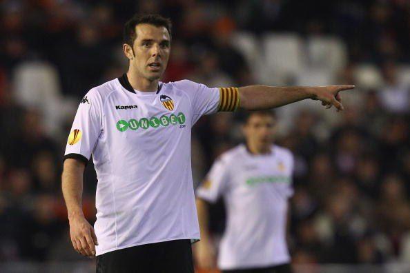 Carlos Marchena, durante un partido (Foto: Valencia CF).