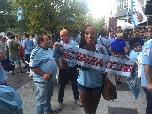 Ana Peleteiro antes de un partido (Foto: Ana Peleteiro).