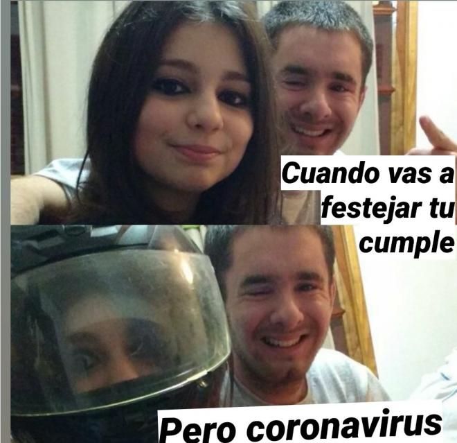 meme del coronavirus.