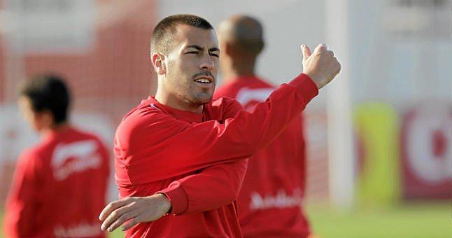 Antonio Luna con el Sevilla FC.