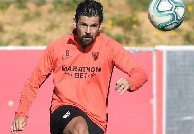 Nolito, en un entrenamiento (Foto: SFC).