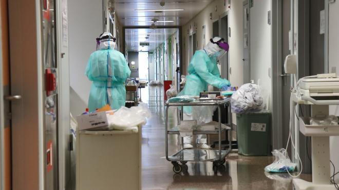 Sanitarios en el Hospital durante la pandemia del coronavirus