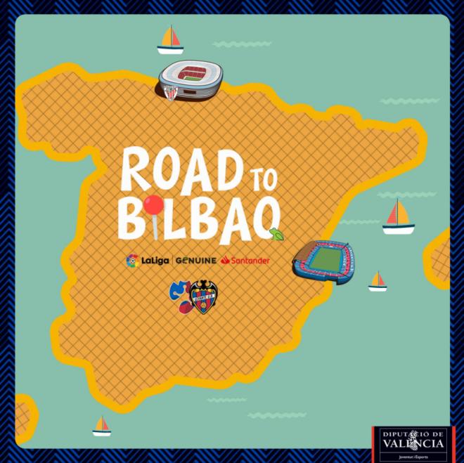 'Road  to Bilbao', el nuevo reto del Levante UD EDI. (Foto: Levante UD)
